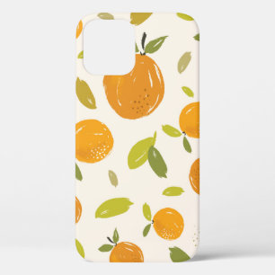 Handgeschilderde sinaasappels zijn naadloos ontwor Case-Mate iPhone case