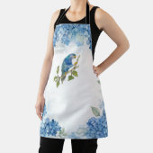 Handgeschilderde Ultramarine Loriket Schort (Insitu)