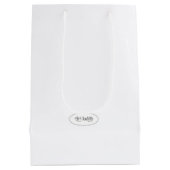 Handgeschilderde vlinder geschenkzak medium cadeauzakje (Achterkant)