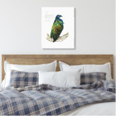 Handgeschilderde Vogelprint op Canvas Afdruk (Insitu (Slaapkamer))