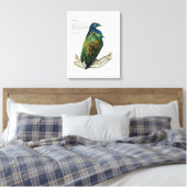 Handgeschilderde Vogelprint op Canvas Afdruk (Insitu (Slaapkamer))