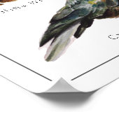 Handgeschilderde Vogels Print (Hoek)