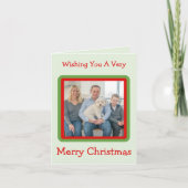 Handgeschilderde Watercolor Sneeuwige Winterbomen Feestdagen Kaart (Voorkant)