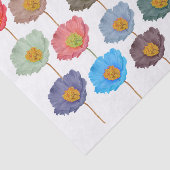 Handgeschilderde waterverf bloemen decoupage craft tissuepapier (Detail)