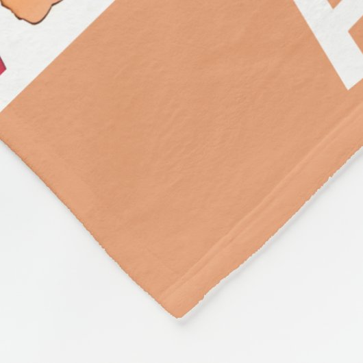 Handgeschilderde waterverf boho regenbogen geperso fleece deken (Hoek)