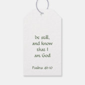 Handgeschilderde Waterverf Daisy Custom Bible Vers Cadeaulabel (Achterkant)