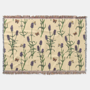 Handgeschilderde waterverf en inktpatroon met lave deken