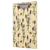 Handgeschilderde waterverf en inktpatroon met lave klembord (Links)