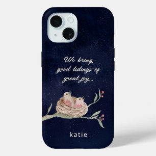Handgeschilderde Waterverf getijdentekens van grot iPhone 15 Case