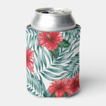 Handgeschilderde Waterverf Gumamela Koelbox