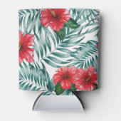 Handgeschilderde Waterverf Gumamela Koelbox Blikjeskoeler (Voorkant)