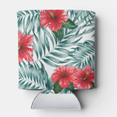 Handgeschilderde Waterverf Gumamela Koelbox Blikjeskoeler (Achterkant)