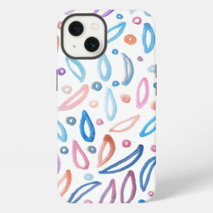handgeschilderde waterverf iPhone 13 hoesje