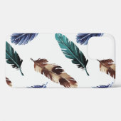 Handgeschilderde waterverf naadloos met dubbele pu Case-Mate iPhone case (Achterkant (horizontaal))