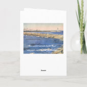 Handgeschilderde Waterverf Nautische Verjaardag Ka Kaart (Achterkant)