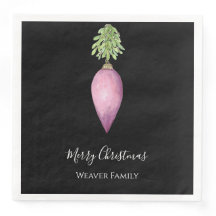 Handgeschilderde Waterverf roze kerstbal