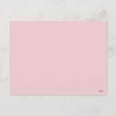 Handgeschilderde waterverf rozen hart Valentijnsda Feestdagenkaart (Achterkant)