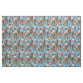 Handgeschilderde Waterverf Tigers stof (Yard (91,4 cm))