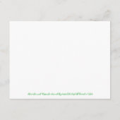 Handgeschilderde Waterverf Tulpen, Blue Stripe Pit Informatiekaartje (Achterkant)