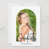 Handgeschreven 2023 FotoArch Graduation Party Kaart (Voorkant)