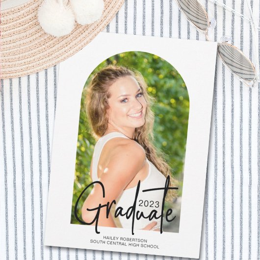 Handgeschreven 2023 FotoArch Graduation Party Kaart