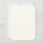 Handgeschreven aangepaste naam chic moderne kaart (Achterkant)