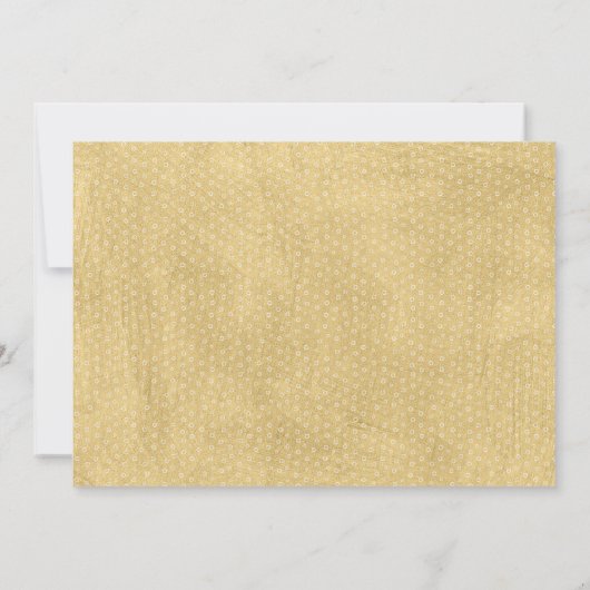 Handgeschreven Afstudeerder bij de marine en goudA Aankondiging (Achterkant)