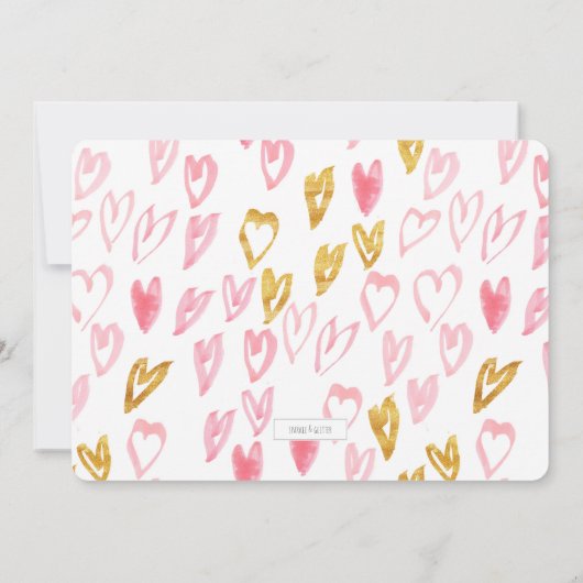 Handgeschreven Baby geboortefotopublicatiekaart Aankondiging (Achterkant)