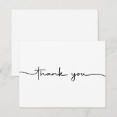 Handgeschreven Bedankt (Voorkant / Achterkant)