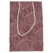 Handgeschreven "Bedankt" Heart Patroon Medium Cadeauzakje (Voorkant)