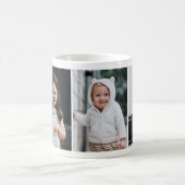 Handgeschreven Beste Opa Ooit 3-foto Collage Koffiemok (Center)