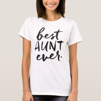 Handgeschreven beste tante ooit t-shirt