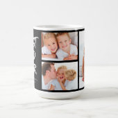 Handgeschreven beste vader ooit foto-inklage koffiemok (Center)