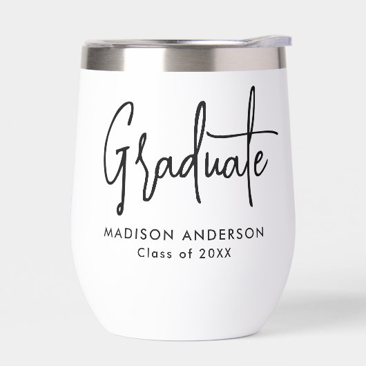 Handgeschreven Black Script-Afstuderen (Links)