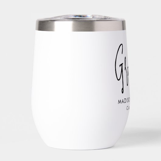 Handgeschreven Black Script-Afstuderen (Voorkant)