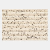 handgeschreven blad Muziekdecoupage Wrap Inpakpapier Vel (Voorkant 3)