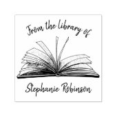  handgeschreven boek Aangepaste boekwinkel Zelfinktende Stempel (Design)