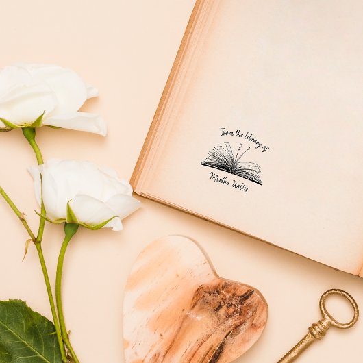  handgeschreven boek Aangepaste boekwinkel Zelfinktende Stempel