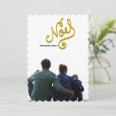 handgeschreven boek feestdagenkaart (Staand voorkant)