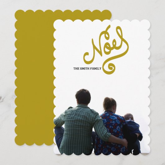 handgeschreven boek feestdagenkaart (Voorkant / Achterkant)