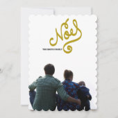 handgeschreven boek feestdagenkaart (Voorkant)