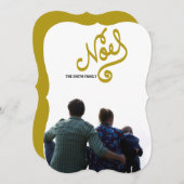 handgeschreven boek feestdagenkaart (Voorkant / Achterkant)