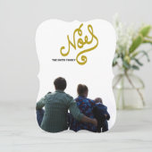 handgeschreven boek feestdagenkaart (Staand voorkant)