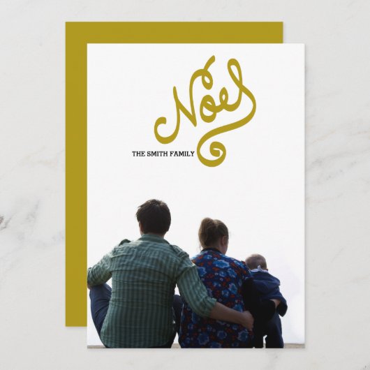 handgeschreven boek feestdagenkaart (Voorkant / Achterkant)