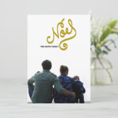 handgeschreven boek feestdagenkaart (Staand voorkant)