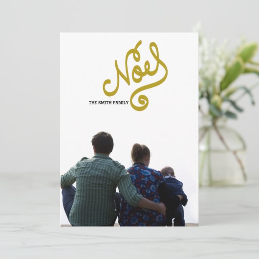 handgeschreven boek feestdagenkaart (Staand voorkant)