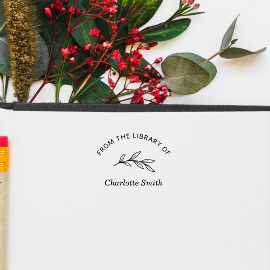 Handgeschreven boek uit de bibliotheek Handgeteken Zelfinktende Stempel