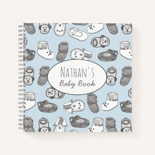 Handgeschreven boeken Aangepast Baby boek (Voorkant)