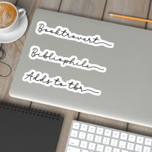 Handgeschreven boekliefhebber set