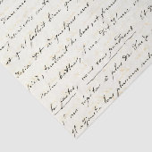  handgeschreven brief tissuepapier (Detail)